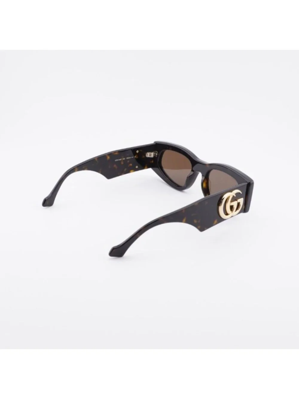 Gucci GG1754S 002 Sunglasses Havana Square Frame, Brown Lenses